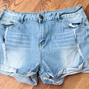 Denim Blue Women's Shorts